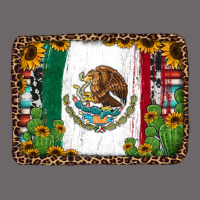 Mexican Flag Background With Cactus And Sunflower Classic Tee | Teevron