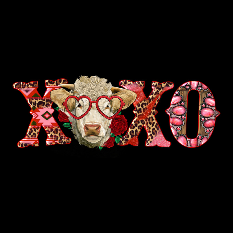 Xoxo Charolais Cow Ladies Tee by RanaPortraitStore | Teevron