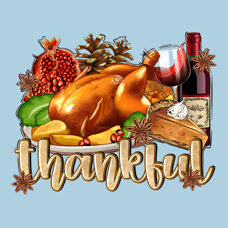 Thankful With Turkey Premium Hoodie by texasbilliewilder | Teevron