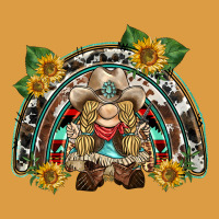 Western Gnome Sunflowers Rainbow Urban Heavy Tee | Teevron
