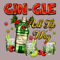 Gin`gle All The Way With Bottle And Cocktails Vintage Hoodie | Teevron
