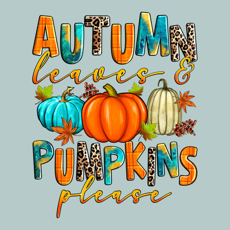Autumn Leaves And Pumpkins Please Heavy Core Tee by Zillion Design Studio | Teevron