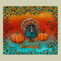 Thankful With Turkey And Pumpkins Heavy Core Tee | Teevron
