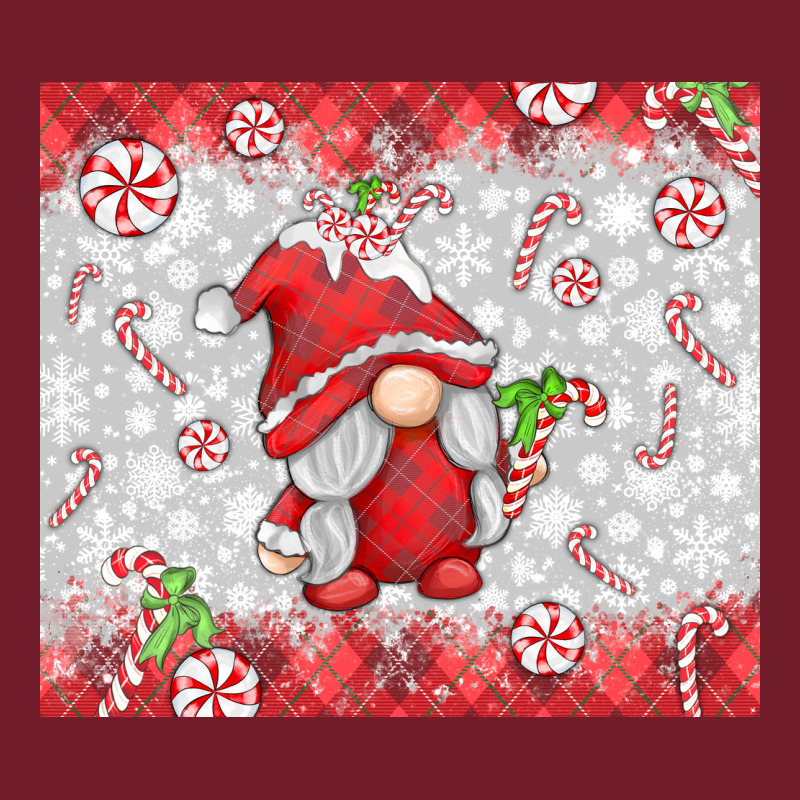 Candy Cane Gnome Zipper Hoodie by MaliasSmallBusiness | Teevron