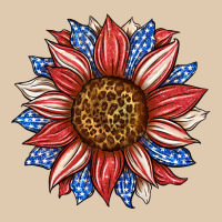 American Flag Sunflower Heavyweight Sweatshirt | Teevron