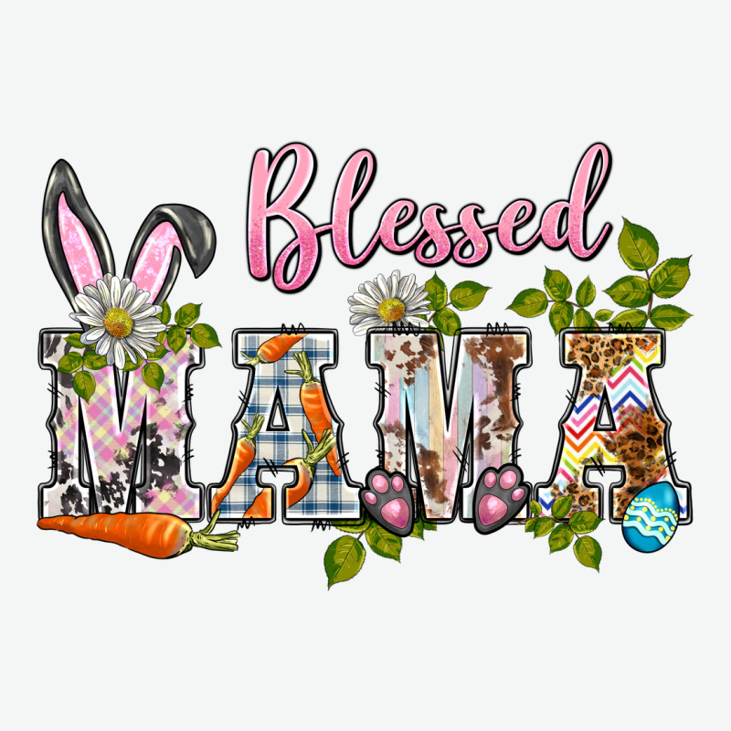 Blessed Mama Easter Urban Heavy Tee by BarkalooDesign | Teevron