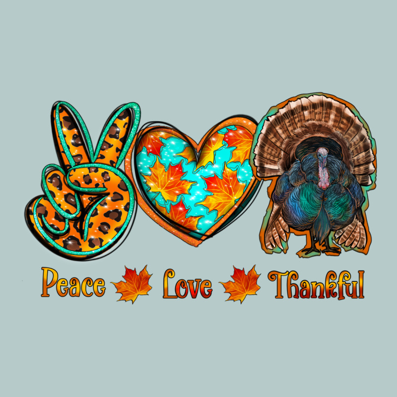 Peace Love Thankful Heavy Core Tee by RanaPortraitStore | Teevron