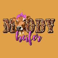 Moody Heifer With Leopard Premium Hoodie | Teevron