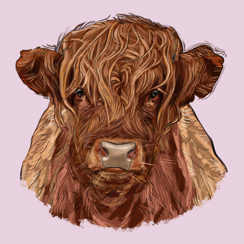 Highland Cow Ladies Tee by RanaPortraitStore | Teevron