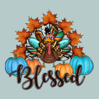 Thanksgiving Turkey Pumpkin Blessed Heavy Core Tee | Teevron