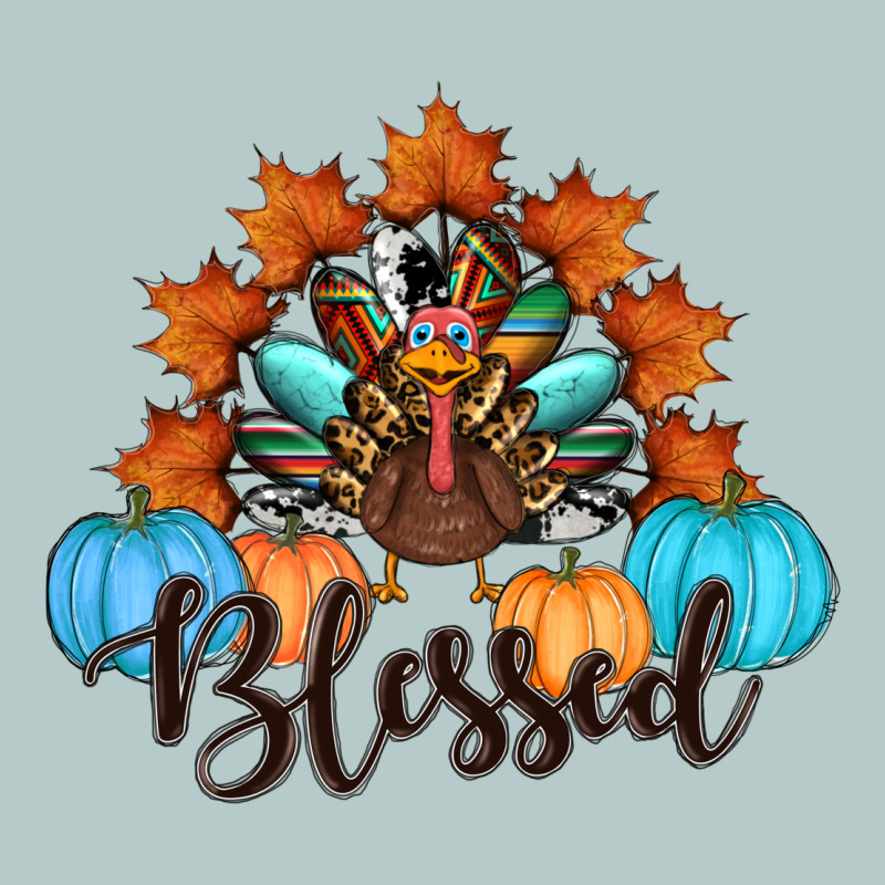 Thanksgiving Turkey Pumpkin Blessed Heavy Core Tee by RanaPortraitStore | Teevron