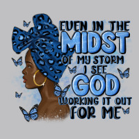 Even In The Midst Of May Storm Afro Woman Long Sleeve Tee | Teevron