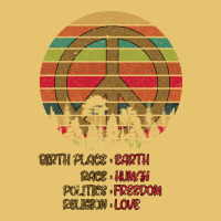 Birthplace Earth Race Human Peace Sign Hippie Premium Sweatshirt | Teevron