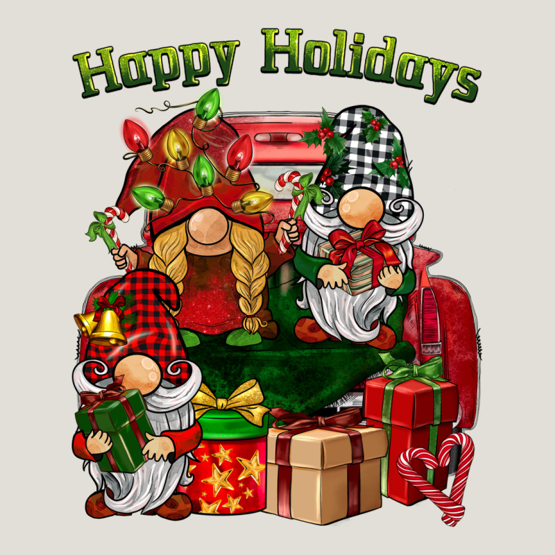Happy Holidays Gnomes Truck Heavy Core Tee by BarkalooDesign | Teevron