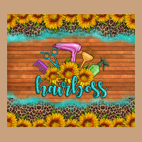 Hairboss 200z Skinny Sunflowers Leopard Hairdresser Vintage Tee | Teevron