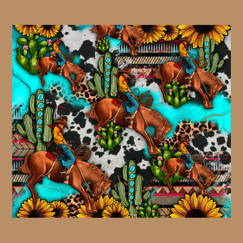 Rodeo Cowboy Tumbler Vintage Hoodie by JahusDesignShop | Teevron