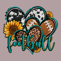 Football Hearts Vintage Hoodie | Teevron