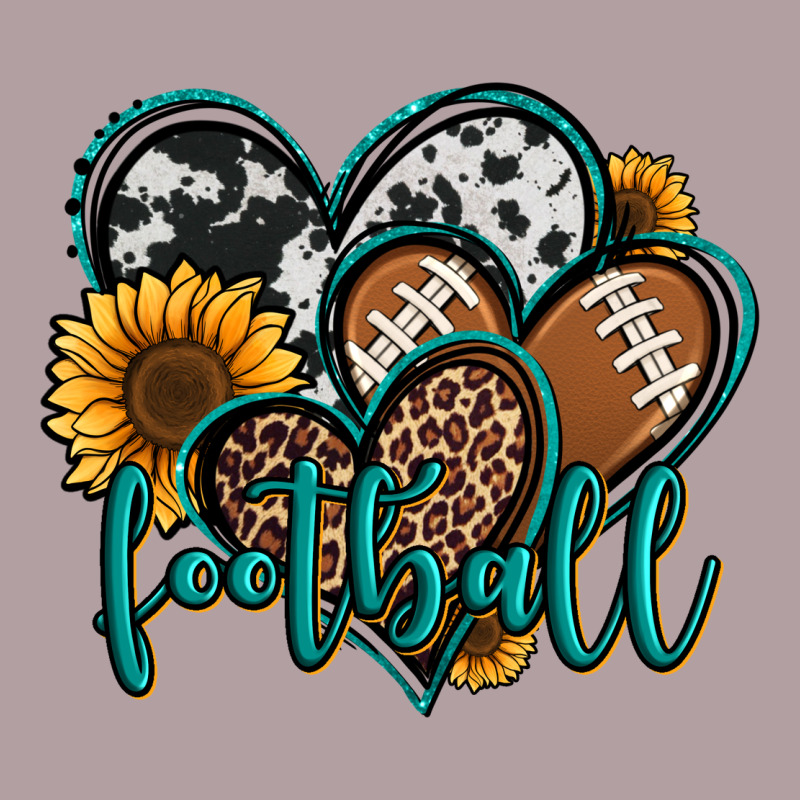 Football Hearts Vintage Hoodie by Jasminsmagicworld | Teevron