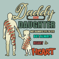 Daddy And Daughter Not Always Eye To Eye But Always Heart To Heart Premium Sweatshirt | Teevron