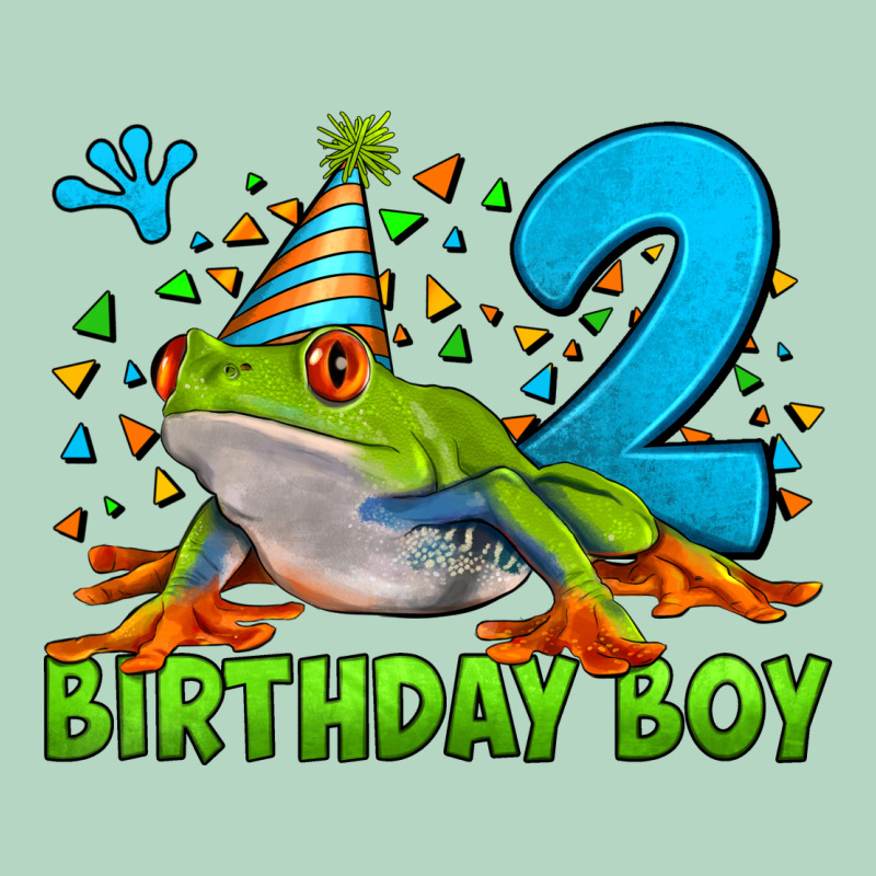 Birthday Boy Frog Age 2 Classic Tee by LillyAllenDesigns | Teevron