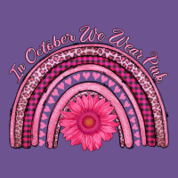 In October We Wear Pink Rainbow Vintage Tee | Teevron