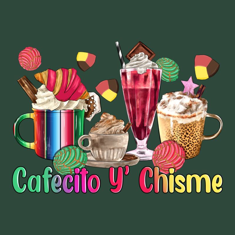 Cafecito Y Chisme Coffee Cups Zipper Hoodie by MaliasSmallBusiness | Teevron