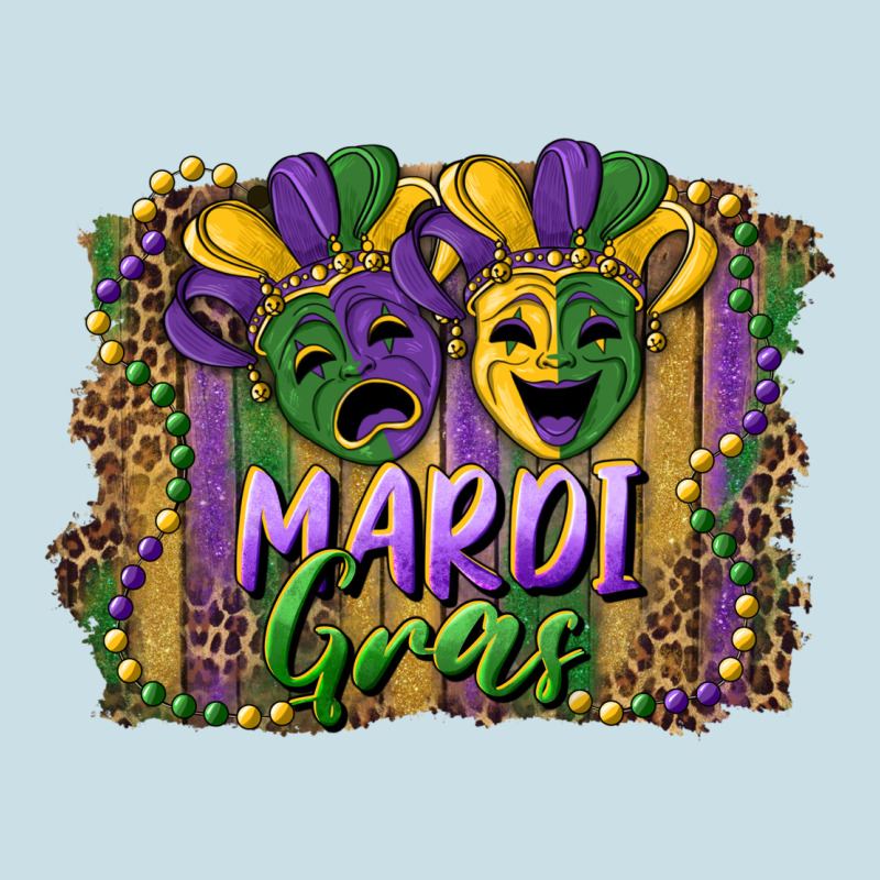 Mardi Gras Mask With Leopard Background Ladies Tee by RanaPortraitStore | Teevron