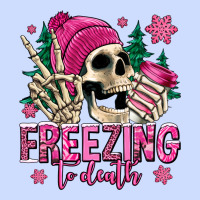 Freezing To Death Winter Skull Urban Heavy Tee | Teevron