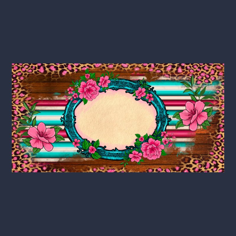 Western Pink Flovers Leopard Serape   License Plate Template Heavyweight Sweatshirt by BarkalooDesign | Teevron