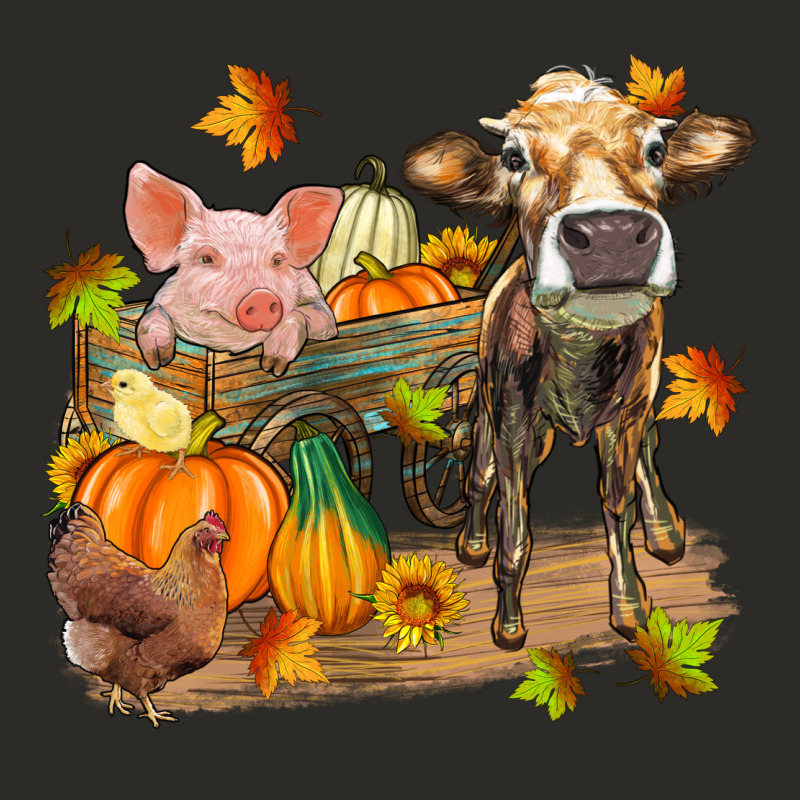 Fall Farm Animals Heavy Core Tee by Zillion Design Studio | Teevron