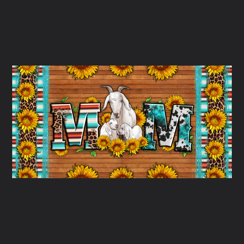 Mom Goat Sunflowers License Plate Vintage Tee by Artiststas | Teevron