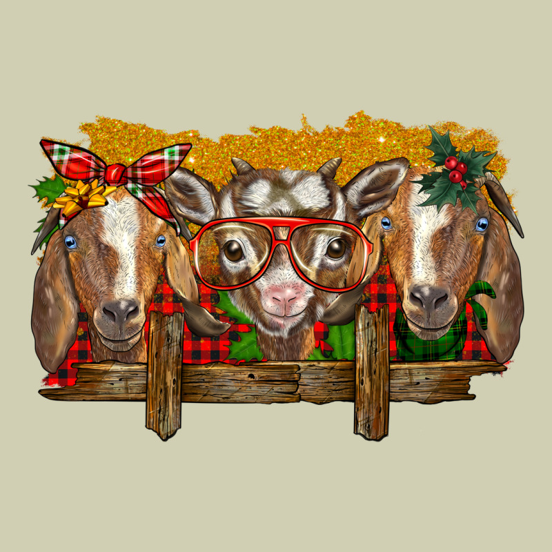 Christmas Goats Heavy Core Tee by BarkalooDesign | Teevron