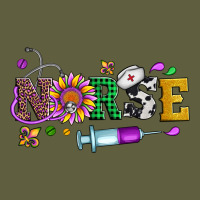 Mardi Gras Nurse Leopard Cowhide Glitter Vintage Tee | Teevron