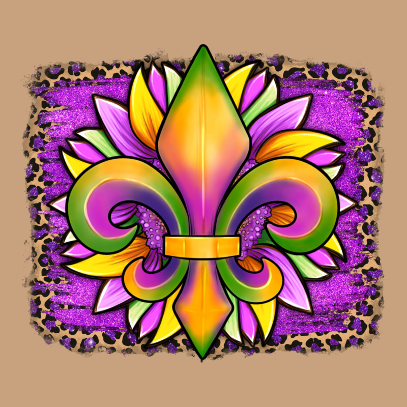 Mardi Gras Fleur De Lis Sunflower Leopard Vintage Tee by Artiststas | Teevron