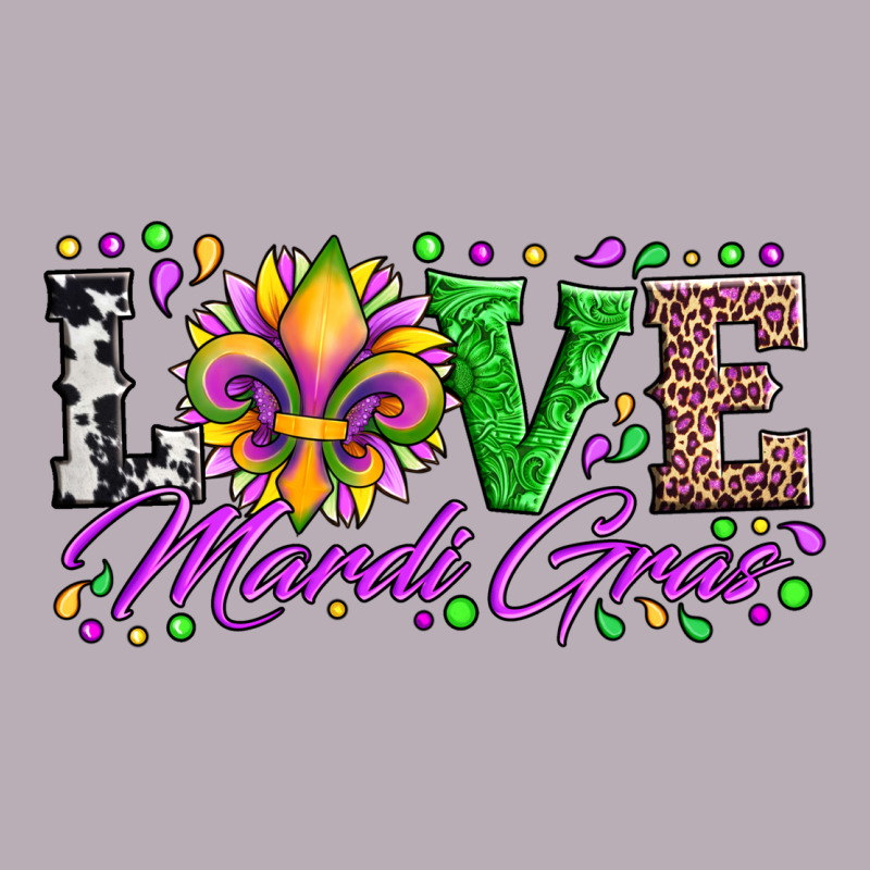 Love Mardi Gras Fleur De Lis Sunflower Leopard And Beads Vintage Tee by Artiststas | Teevron