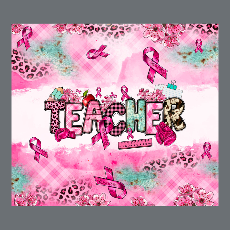 Breast Cancer Teacher Premium Hoodie by NancyCooperArtShop | Teevron