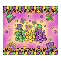 mardi gras bead dogs | Teevron