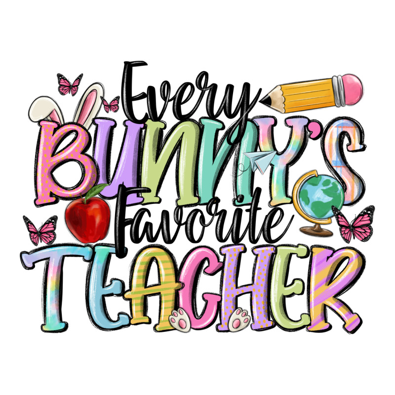 Every Bunnys Favorite Teacher Long Sleeve Tee by MaliasSmallBusiness | Teevron