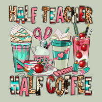 Half Teacher Half Coffee Ladies Tee | Teevron