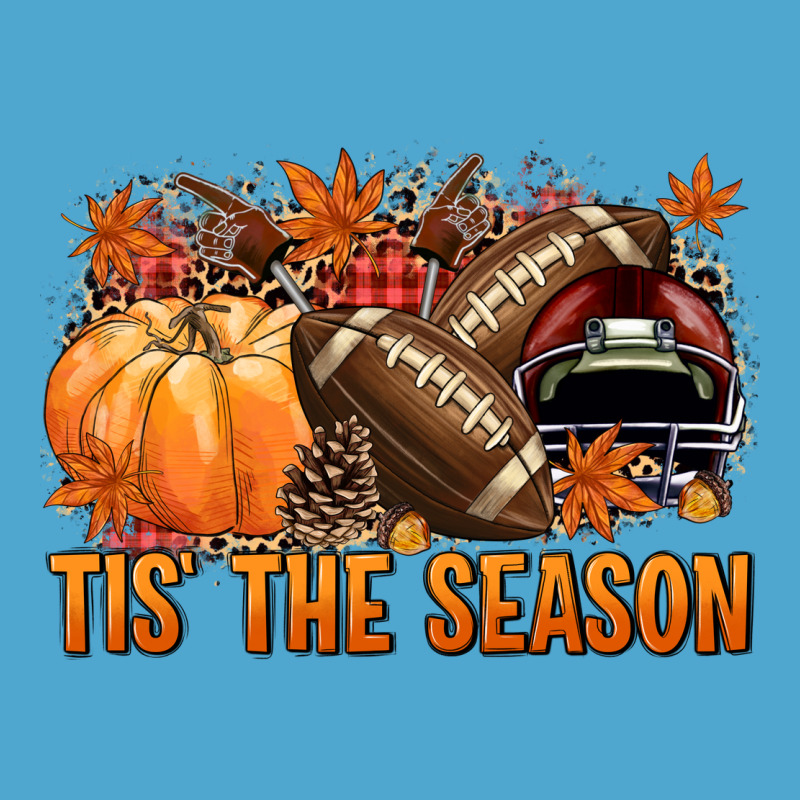 Tis' The Season Football And Maroon Helmet Premium Hoodie by NancyCooperArtShop | Teevron