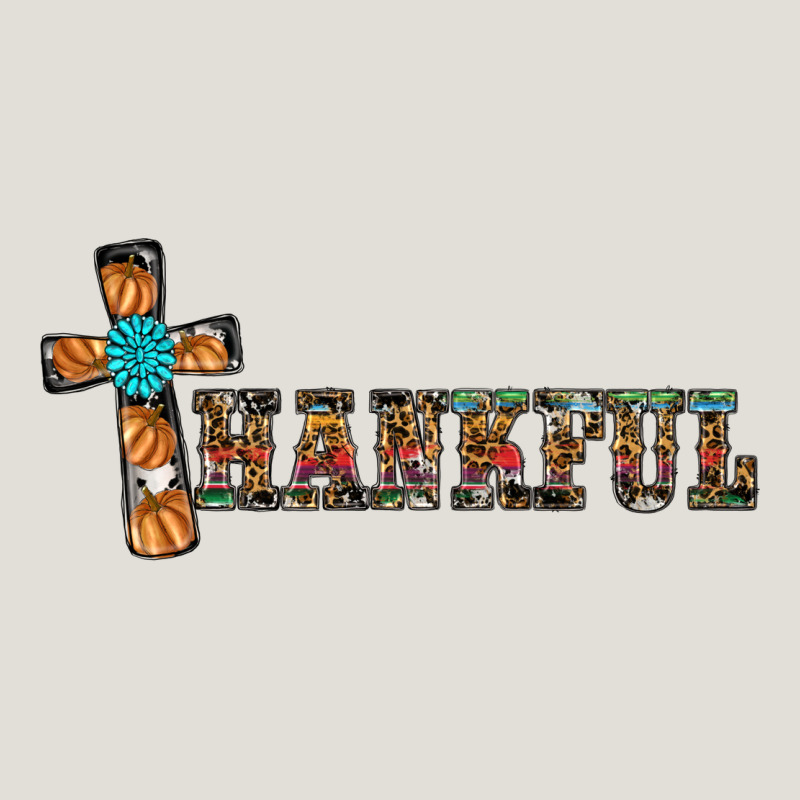 Thankful Pumpkin Cross Heavy Core Tee by RanaPortraitStore | Teevron