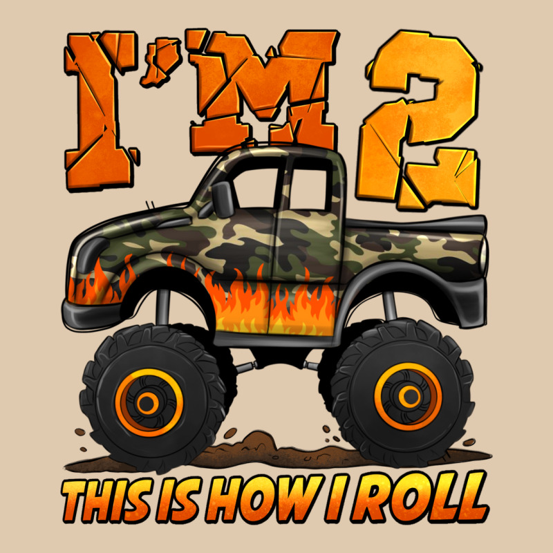 I'm Two This Is How I Roll Monster Truck Birthday Heavyweight Sweatshirt by Jasminsmagicworld | Teevron