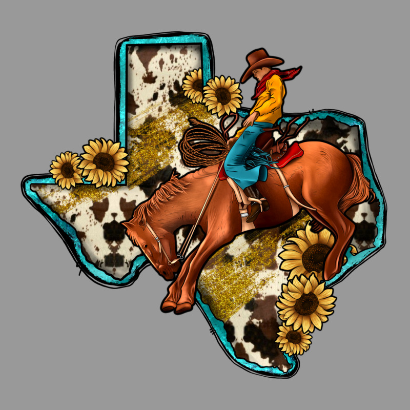 Rodeo Sunflower Texas Map Vintage Hoodie by JahusDesignShop | Teevron