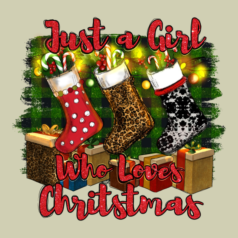 Just A Girl Who Loves Christmas Heavy Core Tee by RanaPortraitStore | Teevron