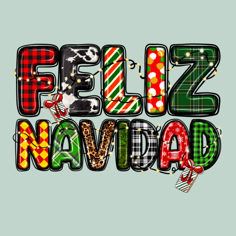 Feliz Navidad Zipper Hoodie by MaliasSmallBusiness | Teevron