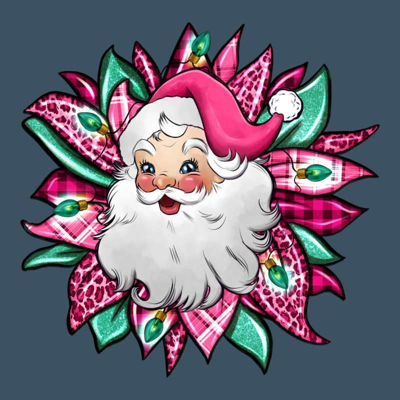 Pink Christmas Santa Claus Sunflower Urban Heavy Tee by Jasminsmagicworld | Teevron