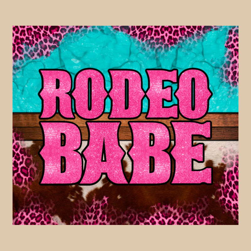 Rodeo Babe Cowhide Leopard Turquoise Heavyweight Sweatshirt by BarkalooDesign | Teevron