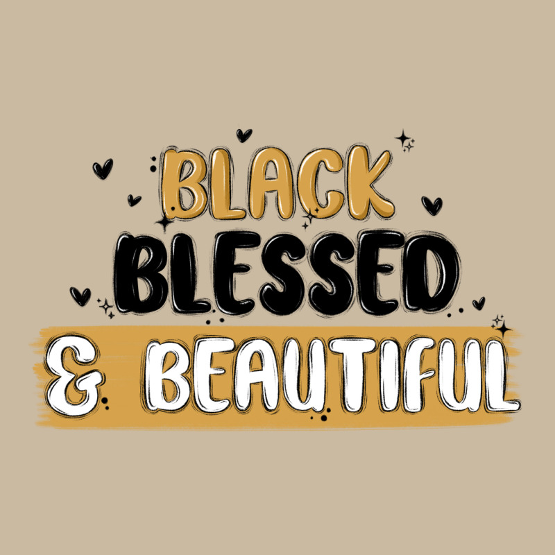 Black Blessed & Beautiful Long Sleeve Tee by MaliasSmallBusiness | Teevron