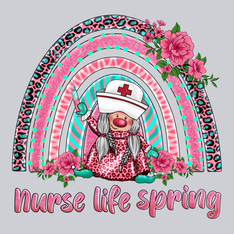 Nurse Life Spring Rainbow Heavyweight Sweatshirt by BarkalooDesign | Teevron
