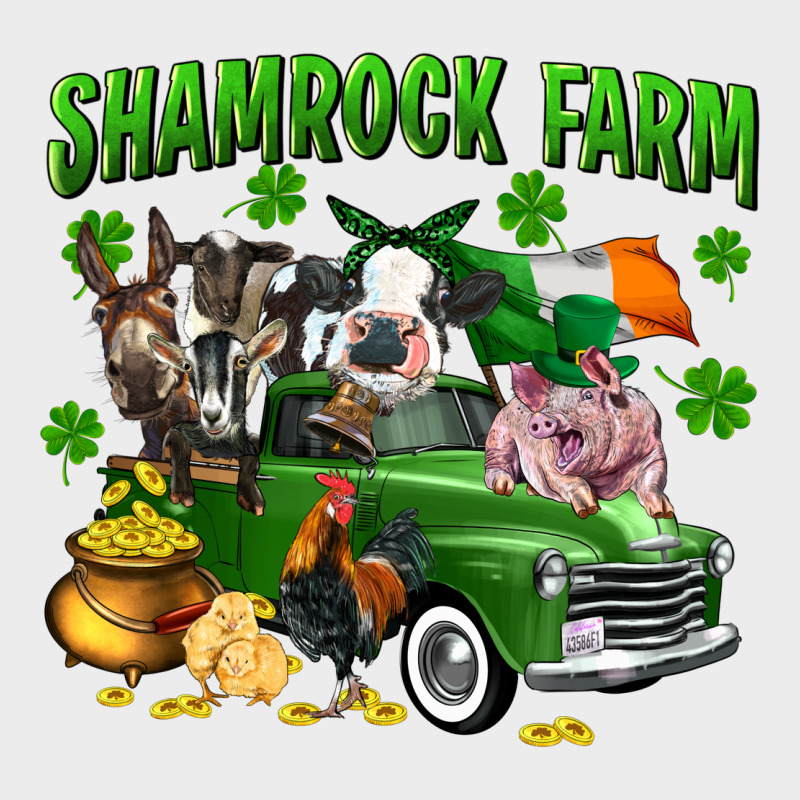 Shamrock Farm Urban Hoodie by CowGirlArtShop | Teevron